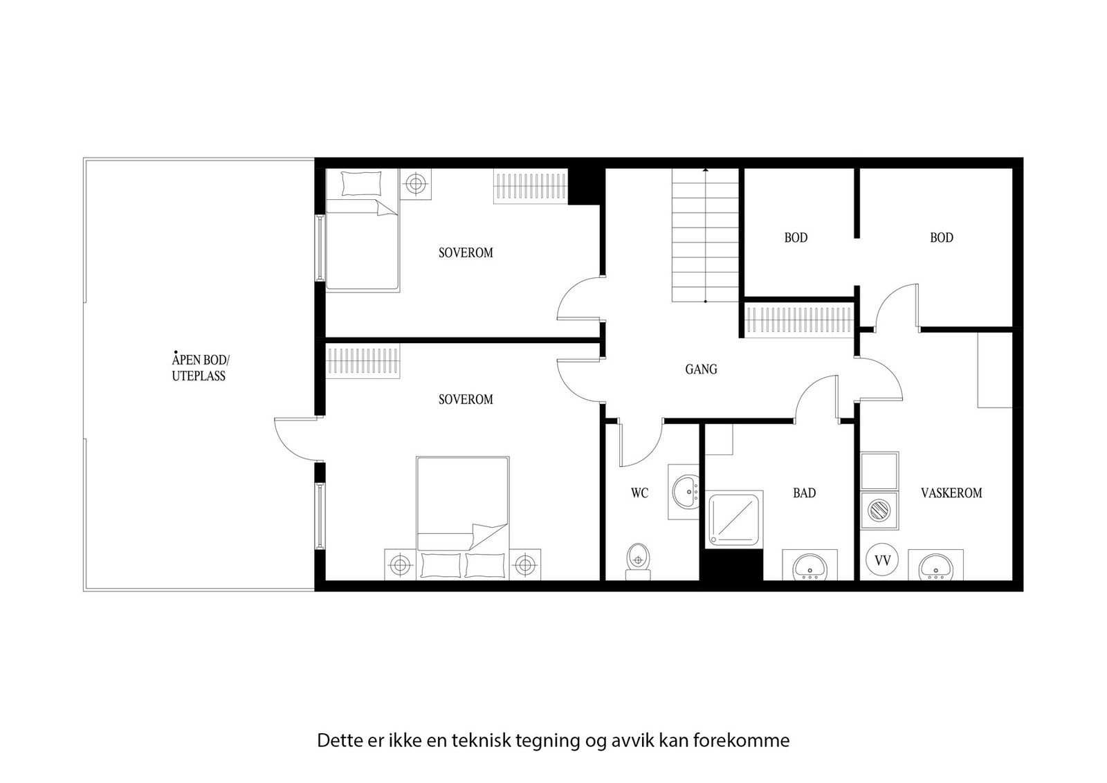 Planløsning for sokkeletasjen Galleribilde