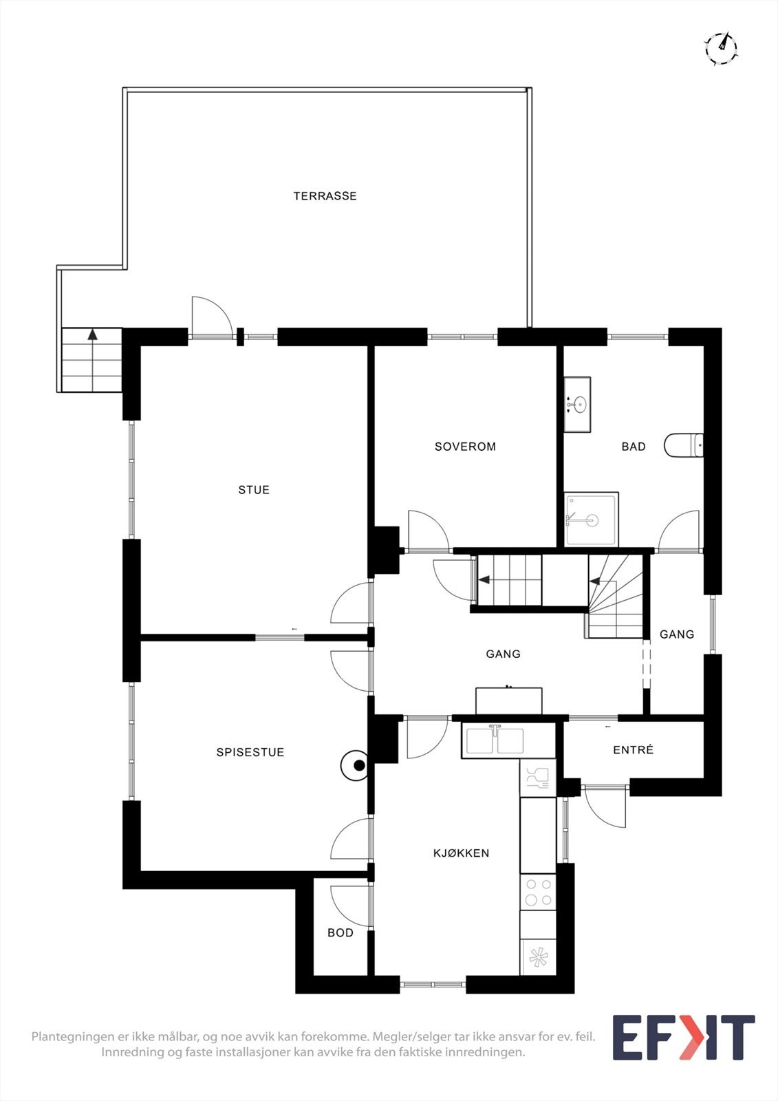Planskisse 1.etasje Galleribilde