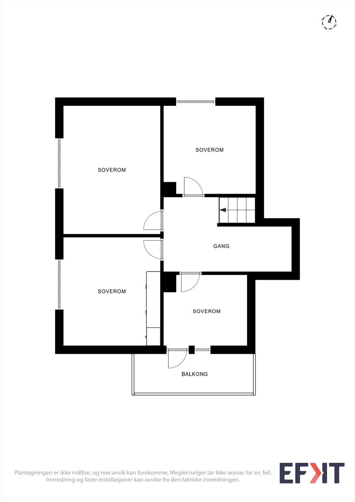 Planskisse loft. Galleribilde