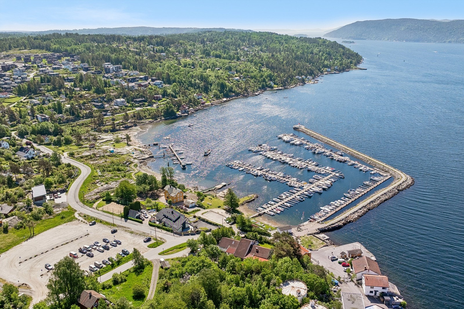 Her kan man følge båttrafikken og innseilingen til Oslofjorden fra første rad - året rundt. Galleribilde