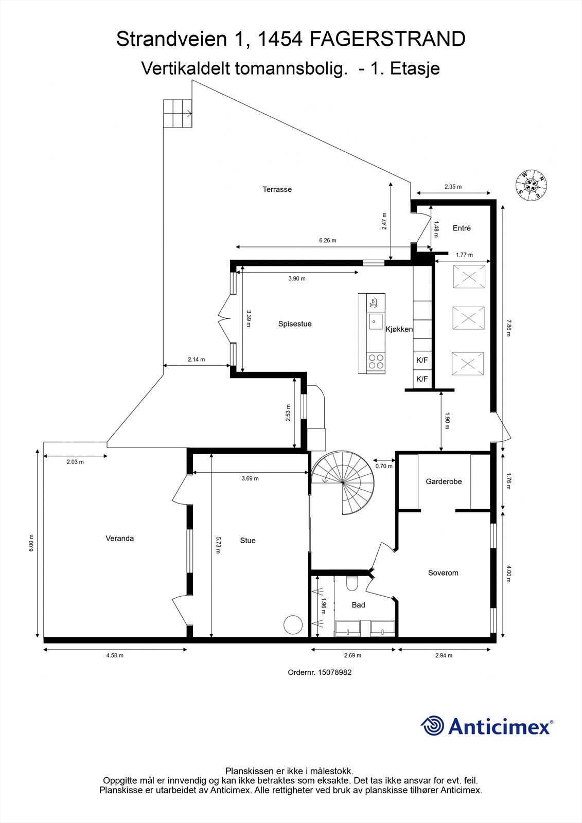 Plantegning - 1. etasje Galleribilde