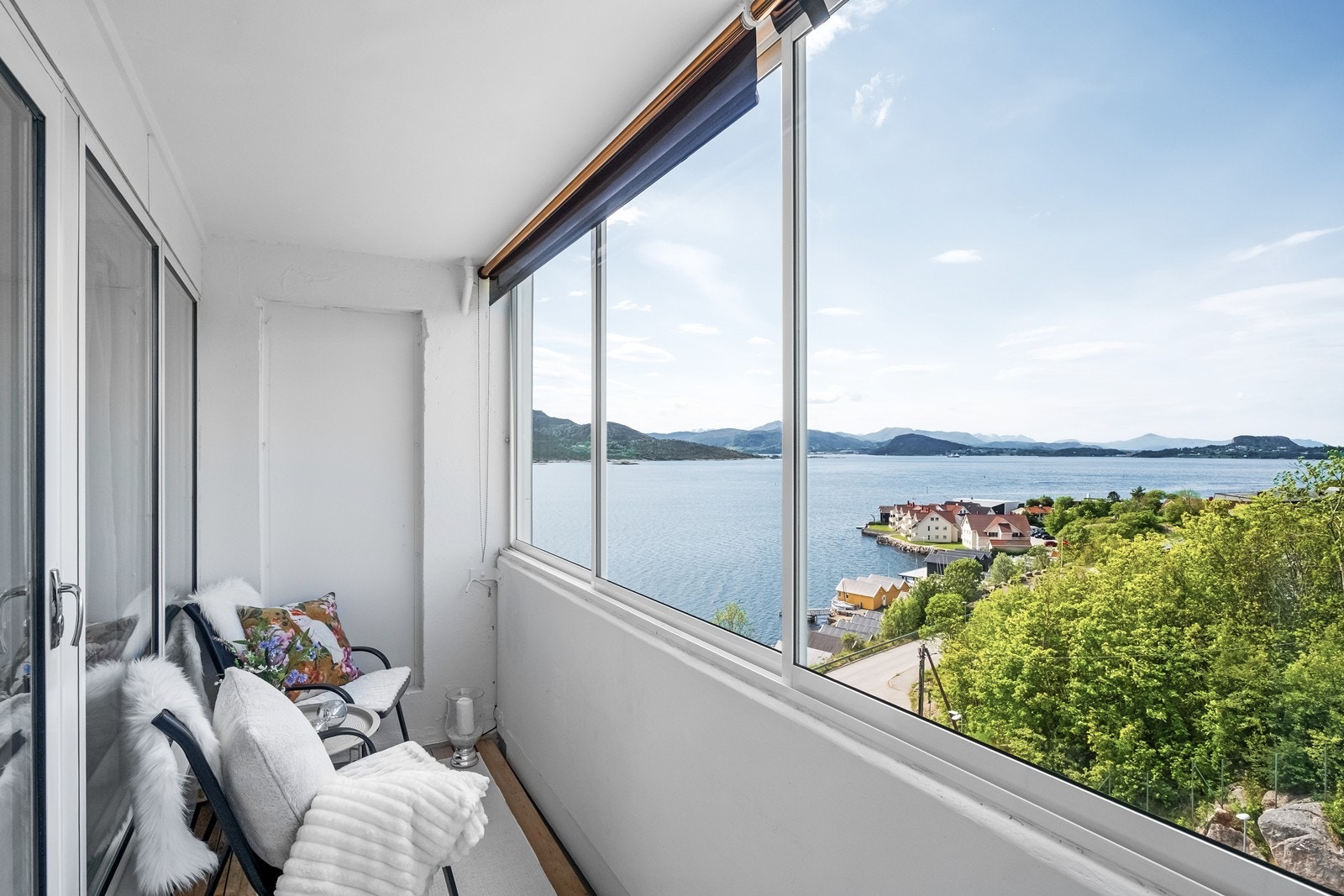 Her kan man nyte den flotte utsikten Galleribilde