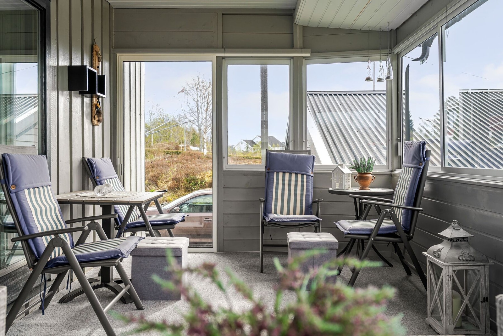 Vinterhagen er ikke isolert Galleribilde
