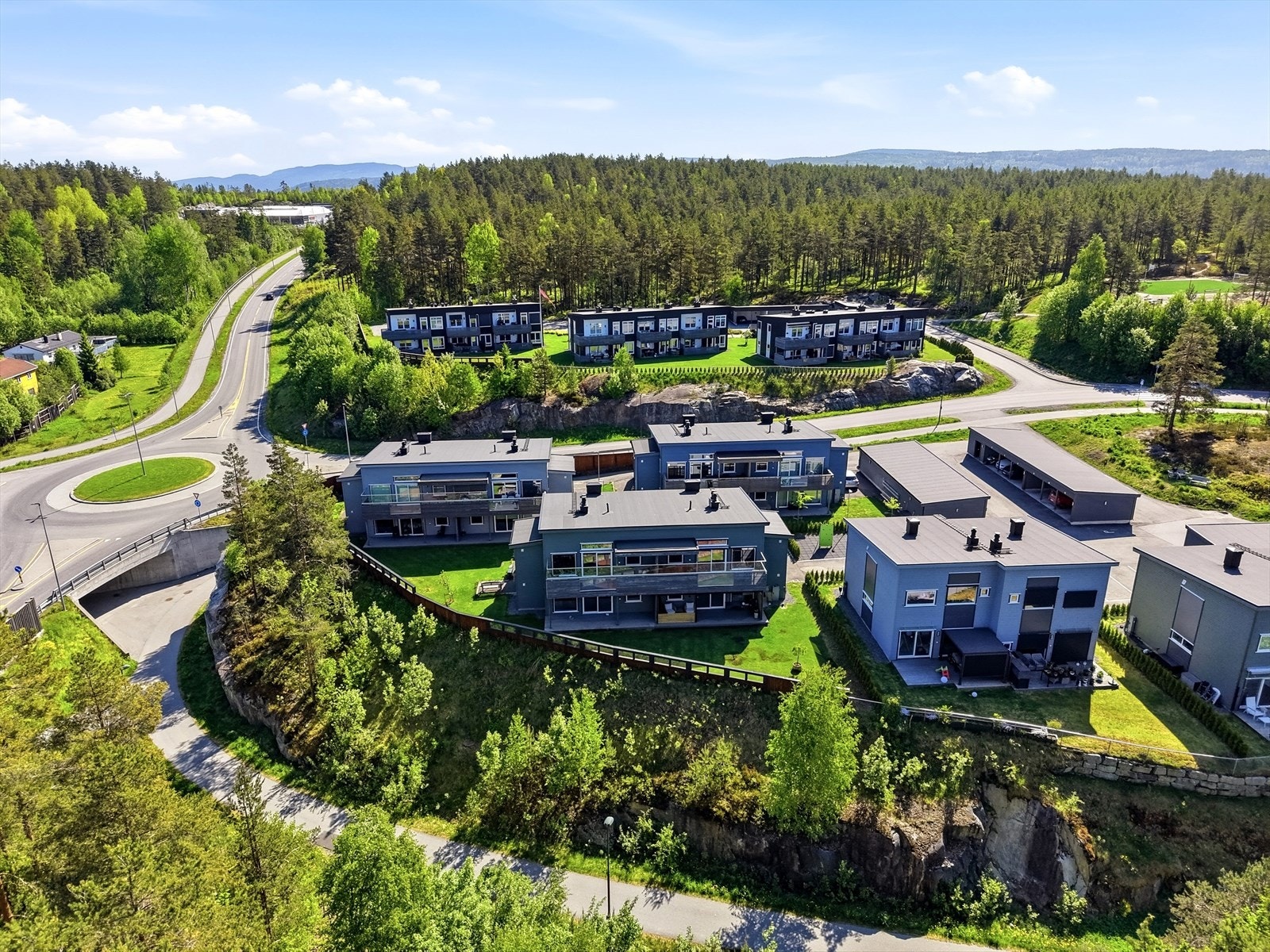 Hovdeplassen barnehage ligger kun 300 meter unna. Galleribilde