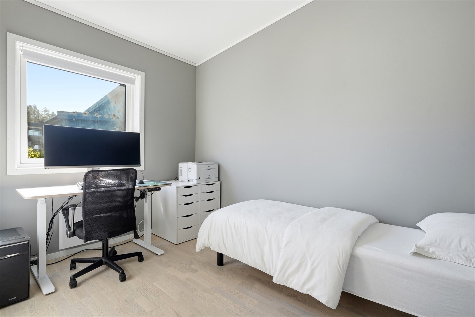 Dette rommet egner seg godt som barnerom, gjesterom eller kontor. Galleribilde