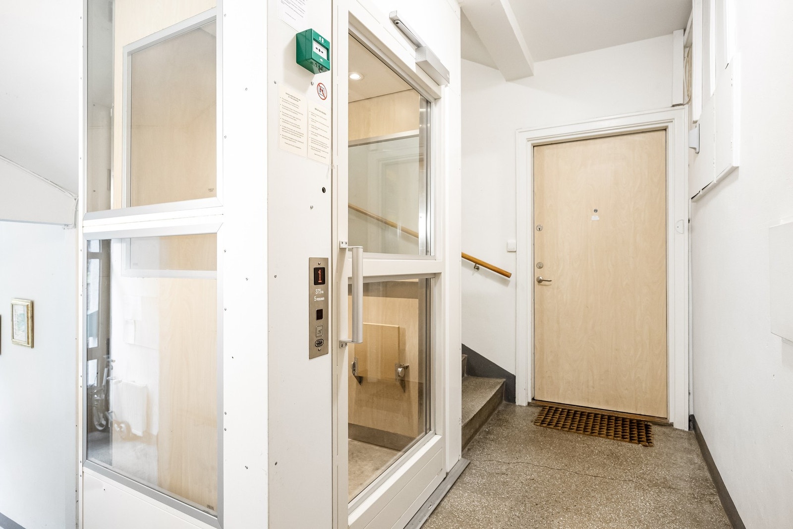 Heis i bygget Galleribilde