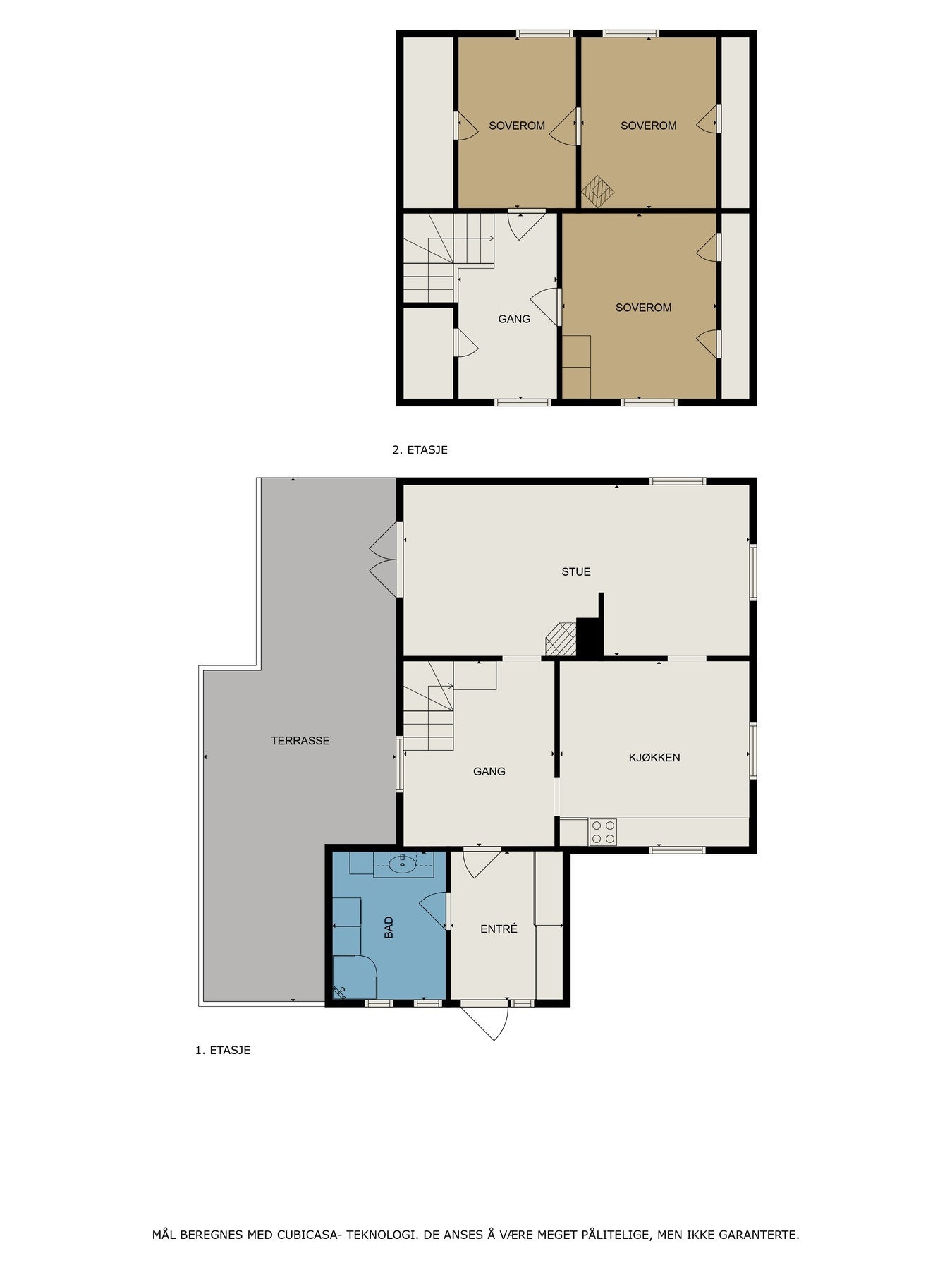 Plantegning Øvre Stengelsen 9 Galleribilde