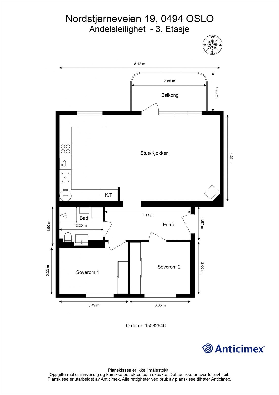 Plantegning Galleribilde