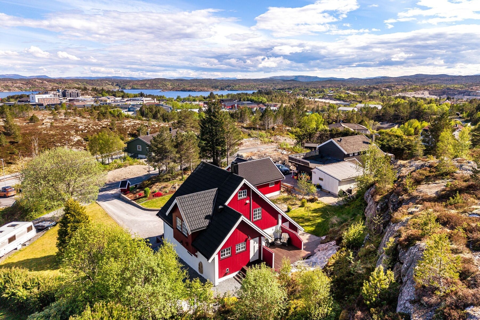 Dronebilde Galleribilde