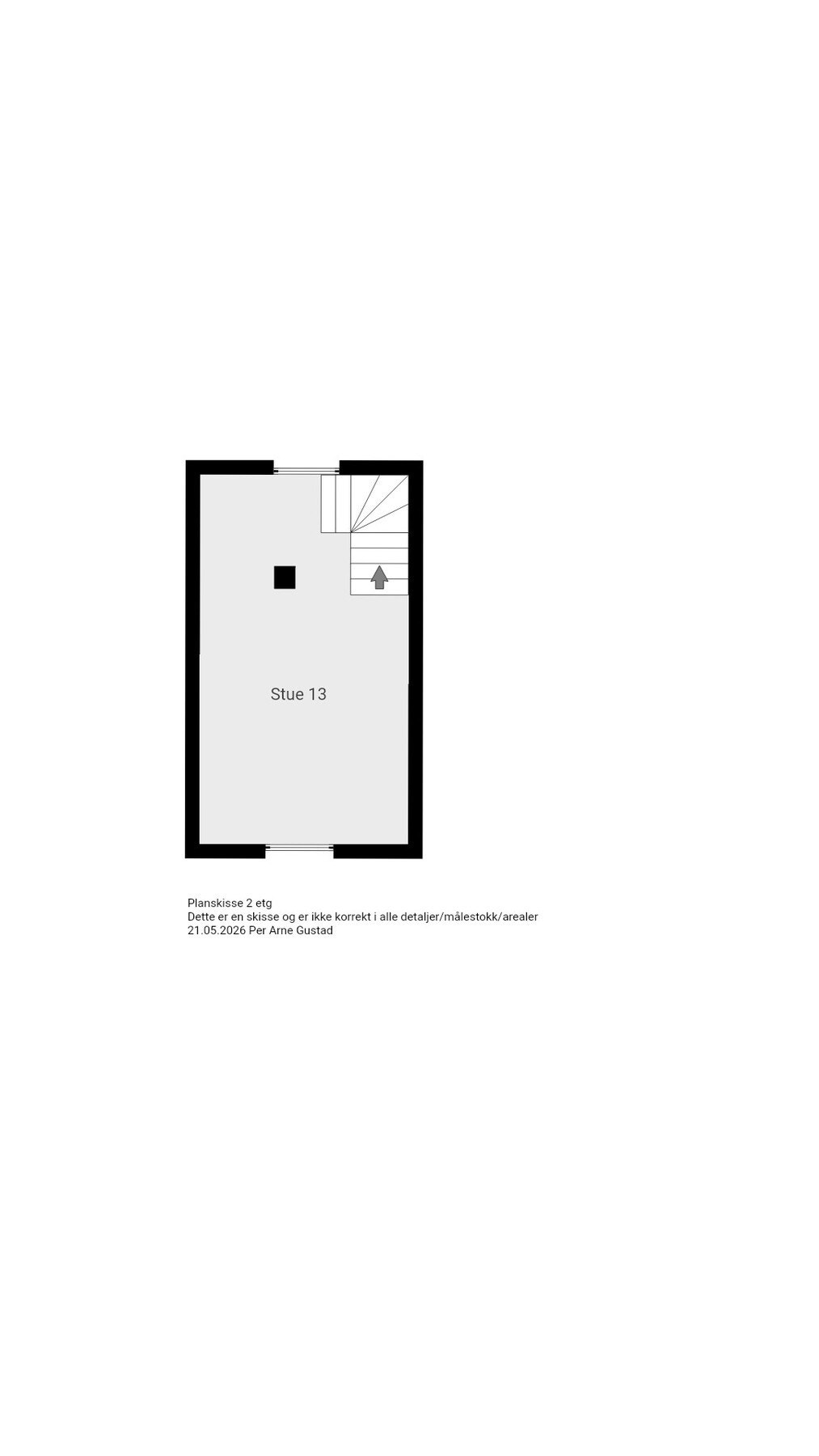 Planskisse 2. etasje Galleribilde