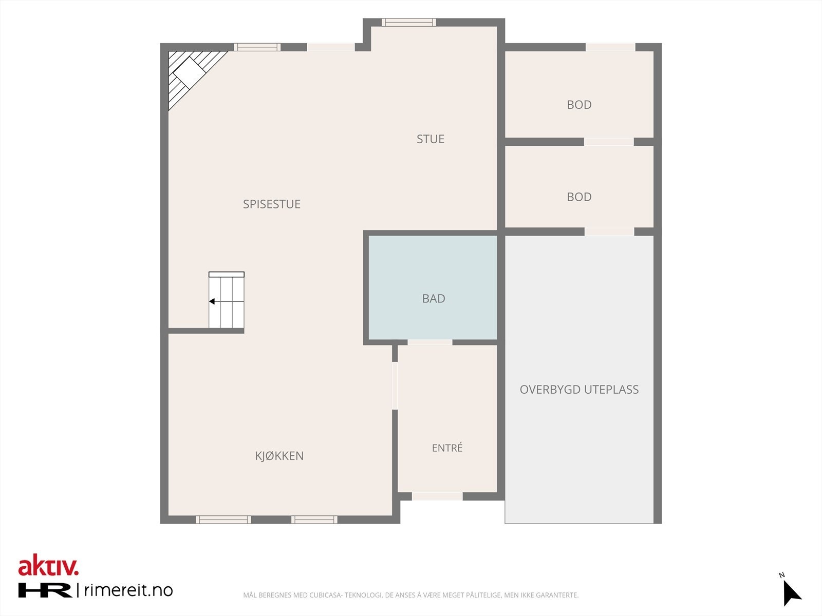 Plan 1. etasje Galleribilde