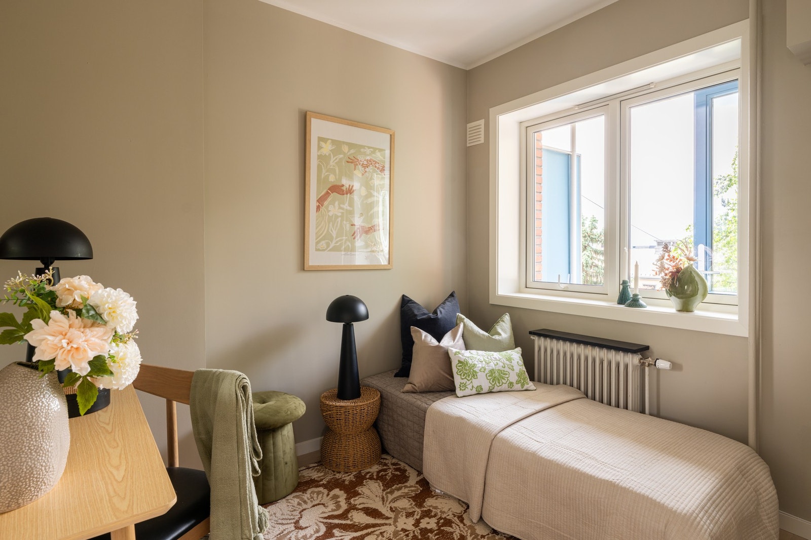 Dette rommet kan fint benyttes som soverom, gjesterom eller kontor Galleribilde