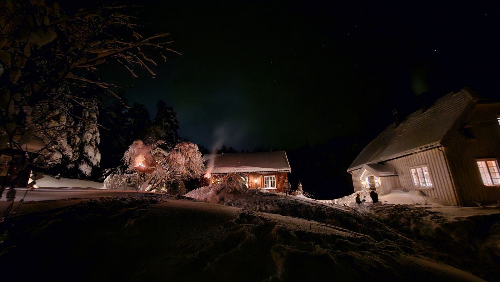 Vinter i Bjellandsveien 152. Galleribilde