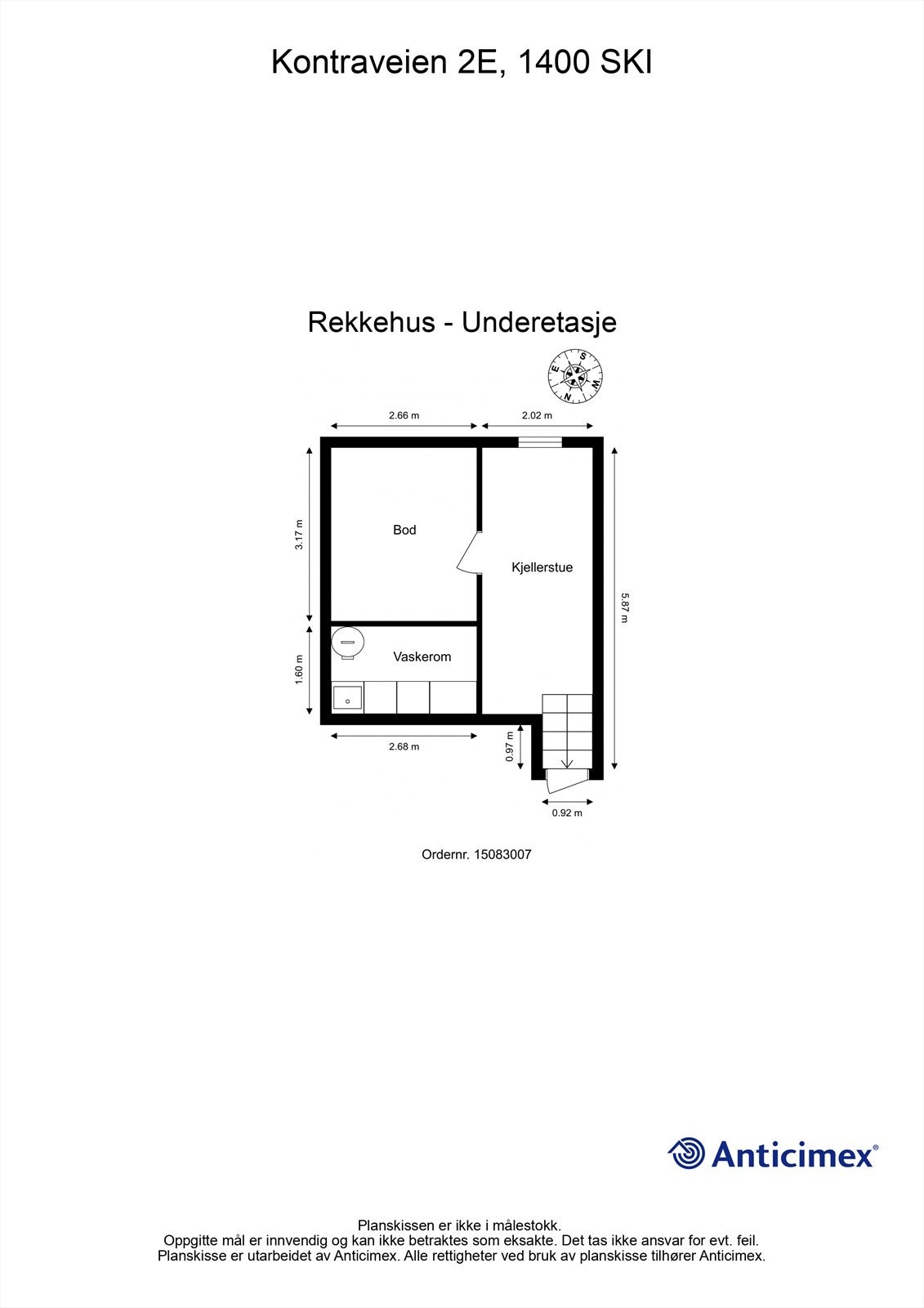Plantegning underetasje Galleribilde
