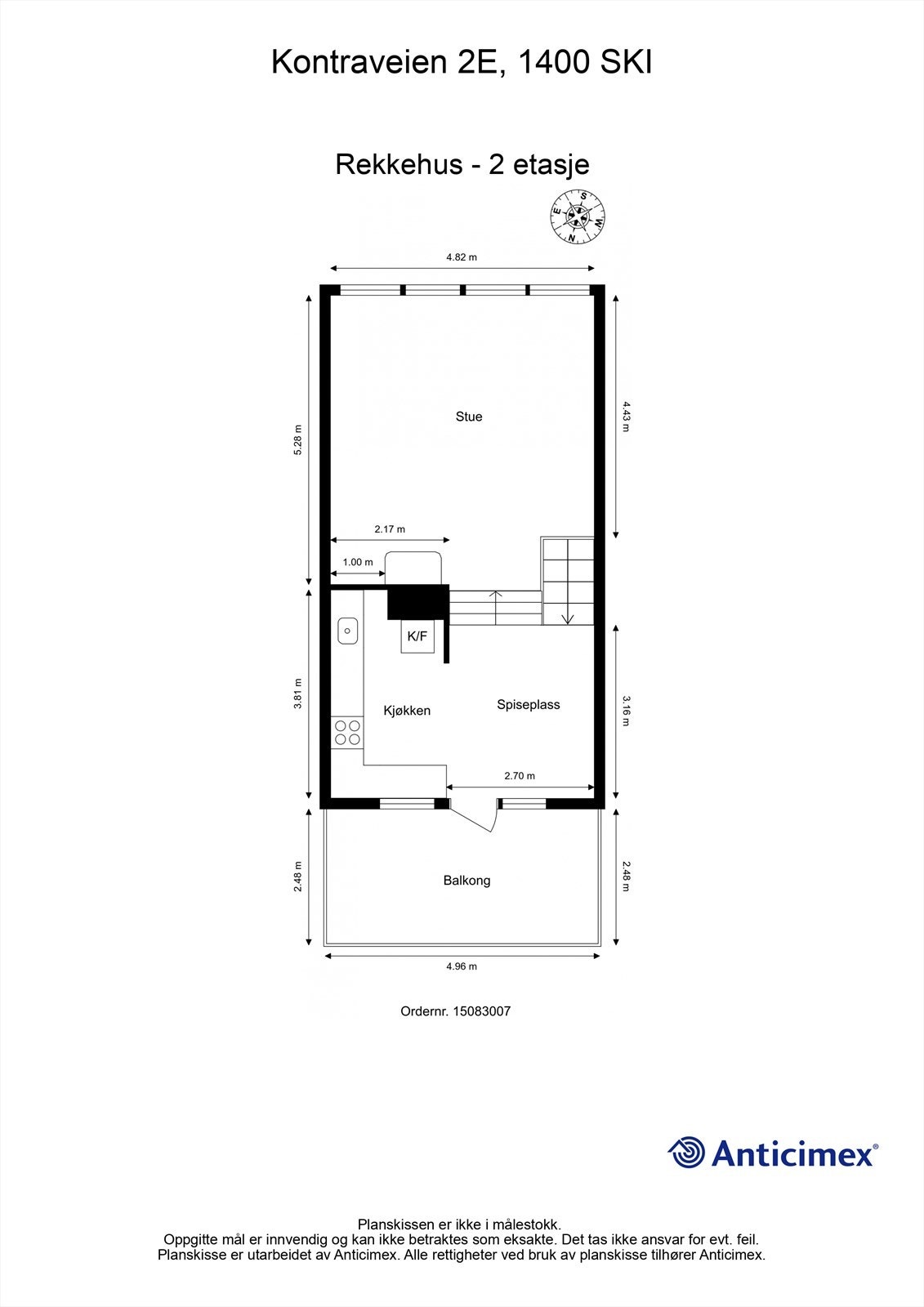 Plantegning 2. etasje Galleribilde