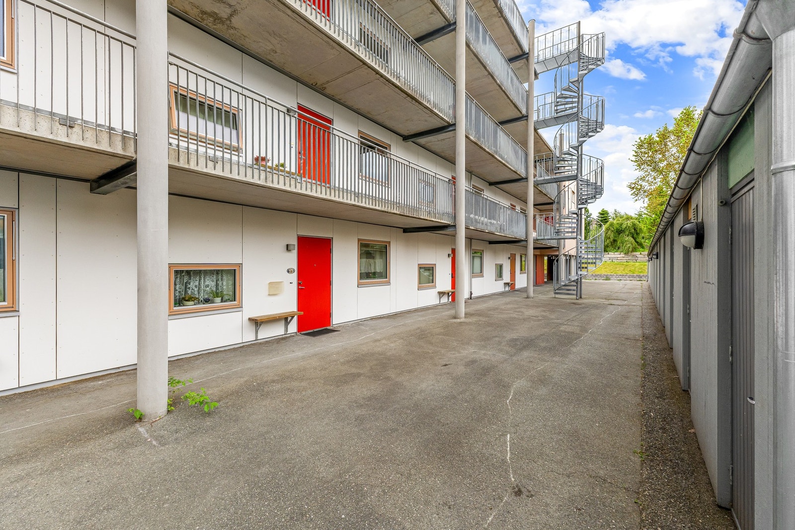 Sameiet består av totalt 49 seksjoner og oppleves som stille og fredfullt. Galleribilde