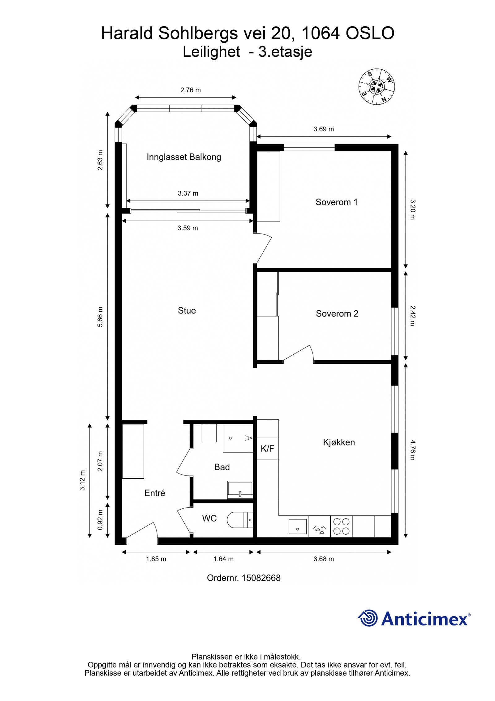 Plantegning Galleribilde