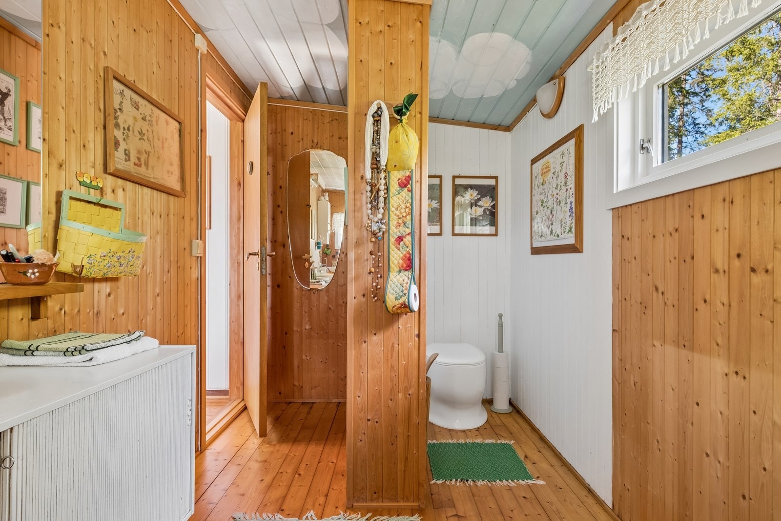 Toalettløsning innenfor badet. Galleribilde