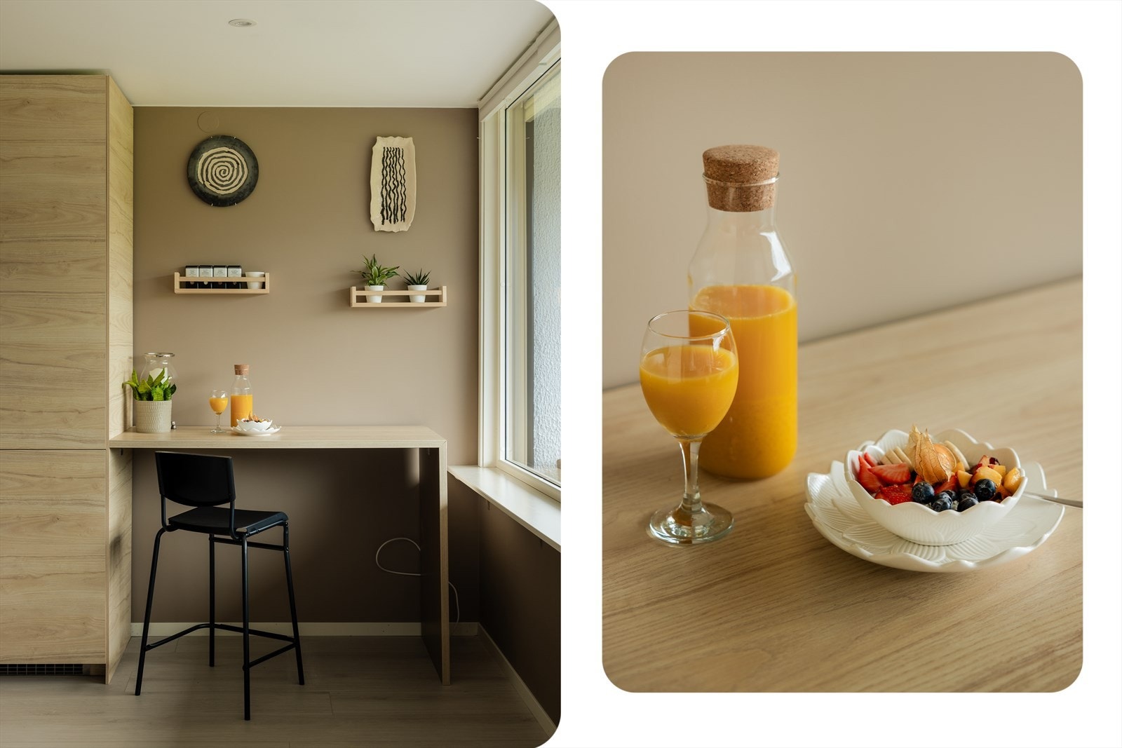 Hyggelig og praktisk frokostkrok. Galleribilde