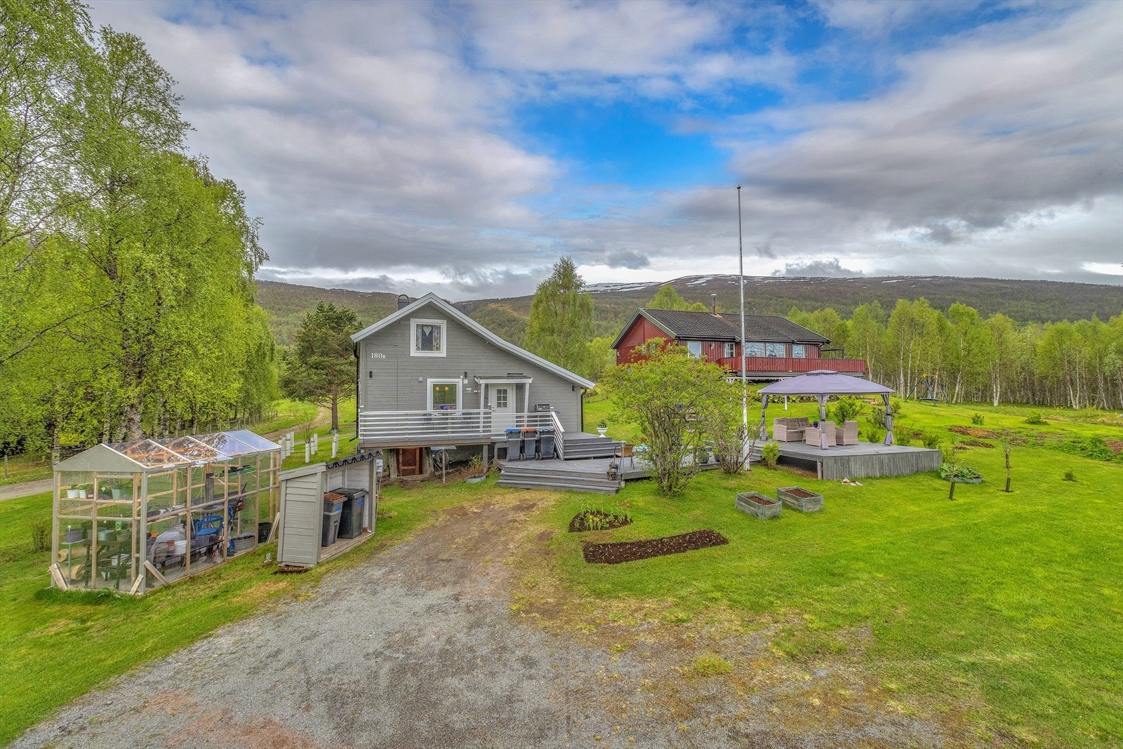Flott drivhus på eiendommen Galleribilde