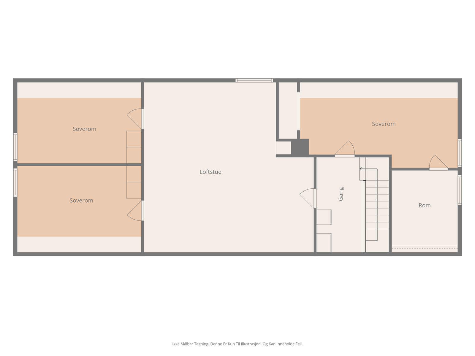 Plantegning loft. Galleribilde