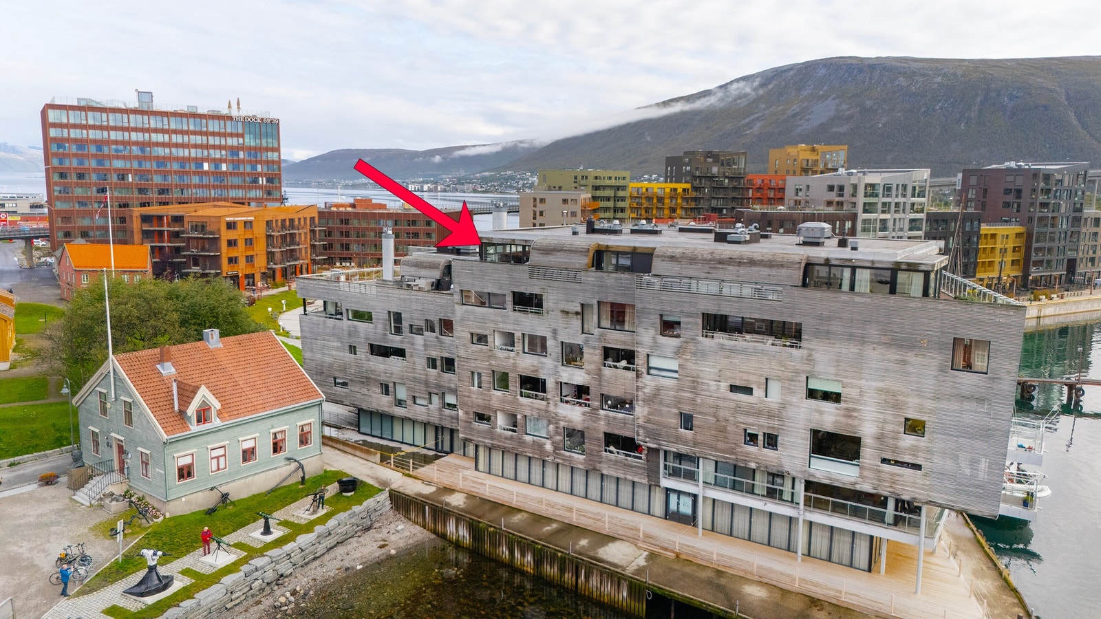 Beliggenhet på Skansen/sentrum - rett ved den nye, populære bydelen Vervet. Galleribilde