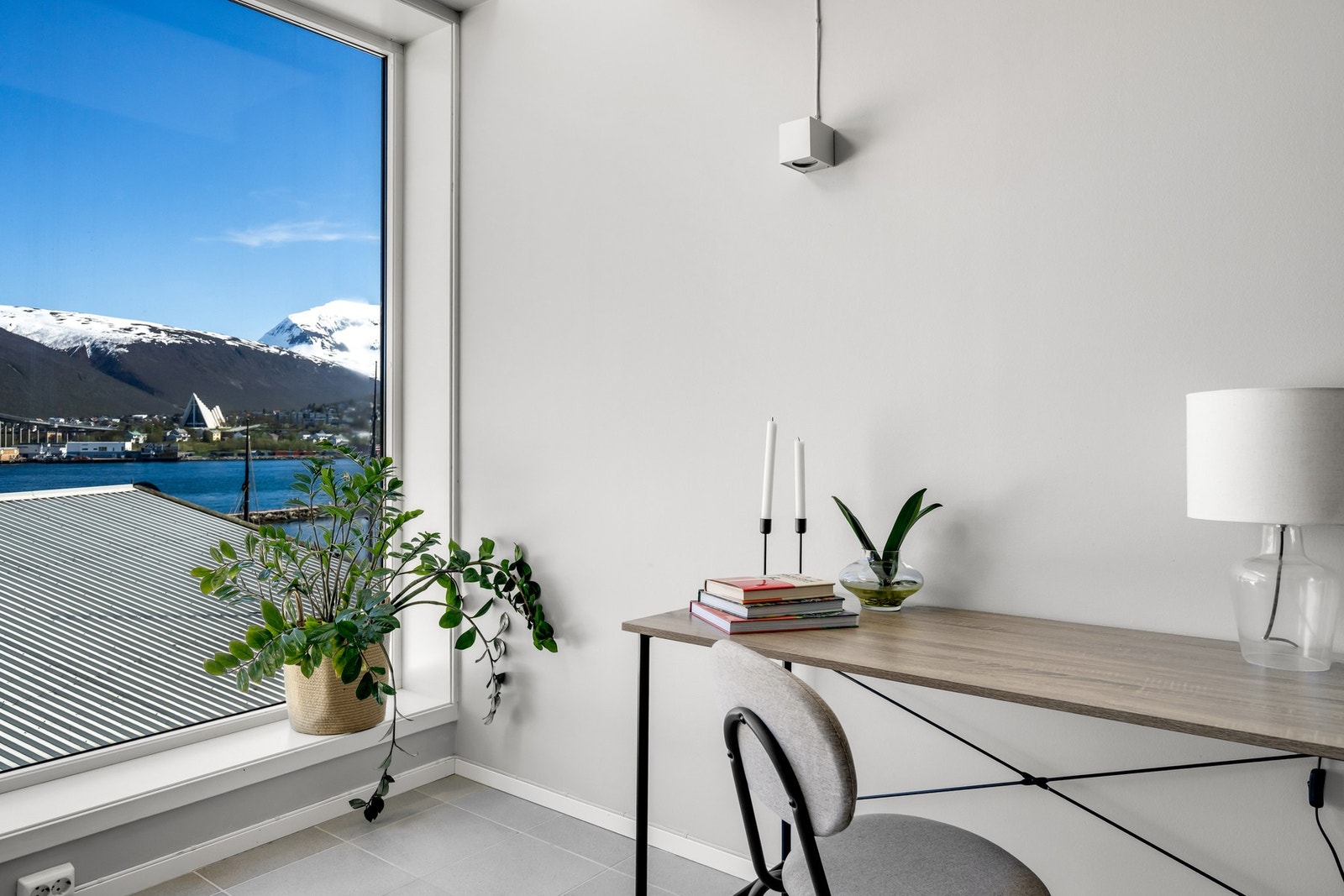 Utsikt fra vinterhagen. Galleribilde