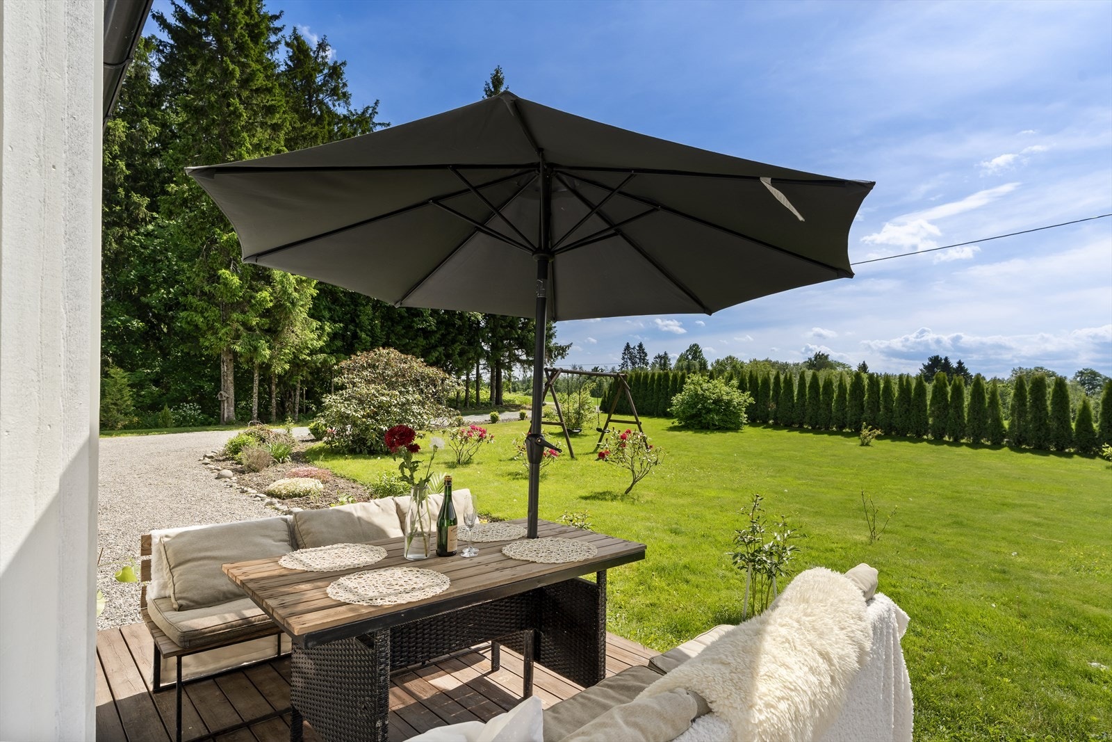 Terrasse på hele 34 kvm Galleribilde