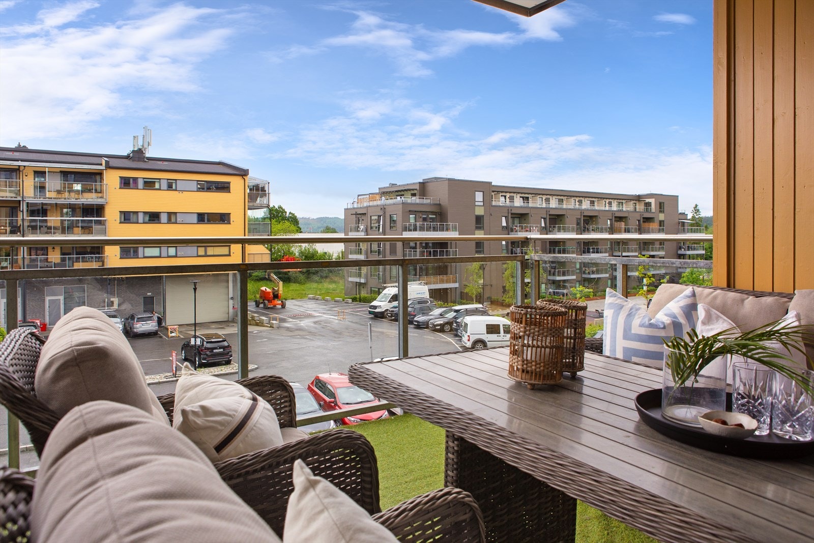 Fra stuen er det utgang til en flott balkong på 12 m². Galleribilde