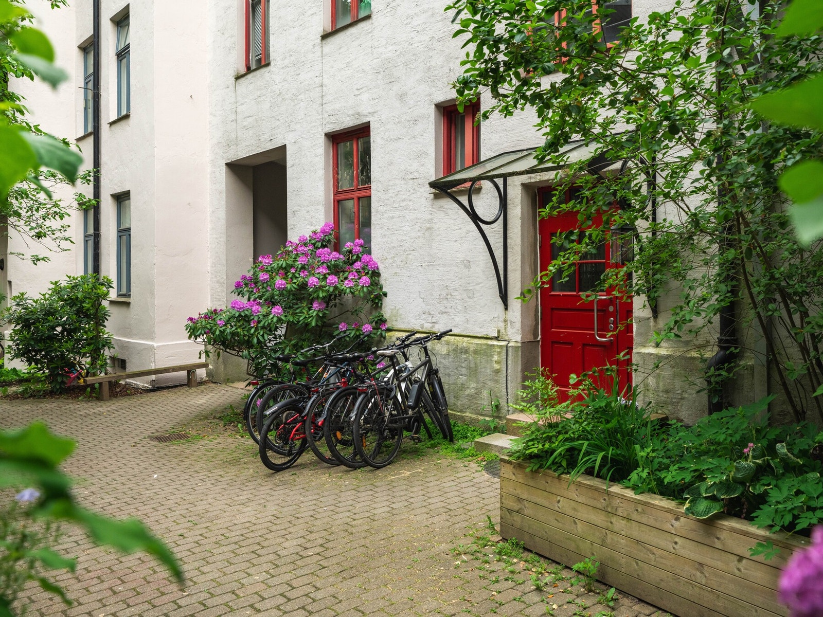 Hyggelig inngangsparti. Galleribilde