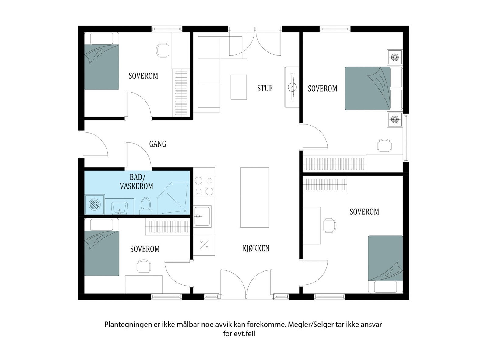 Plantegning Galleribilde