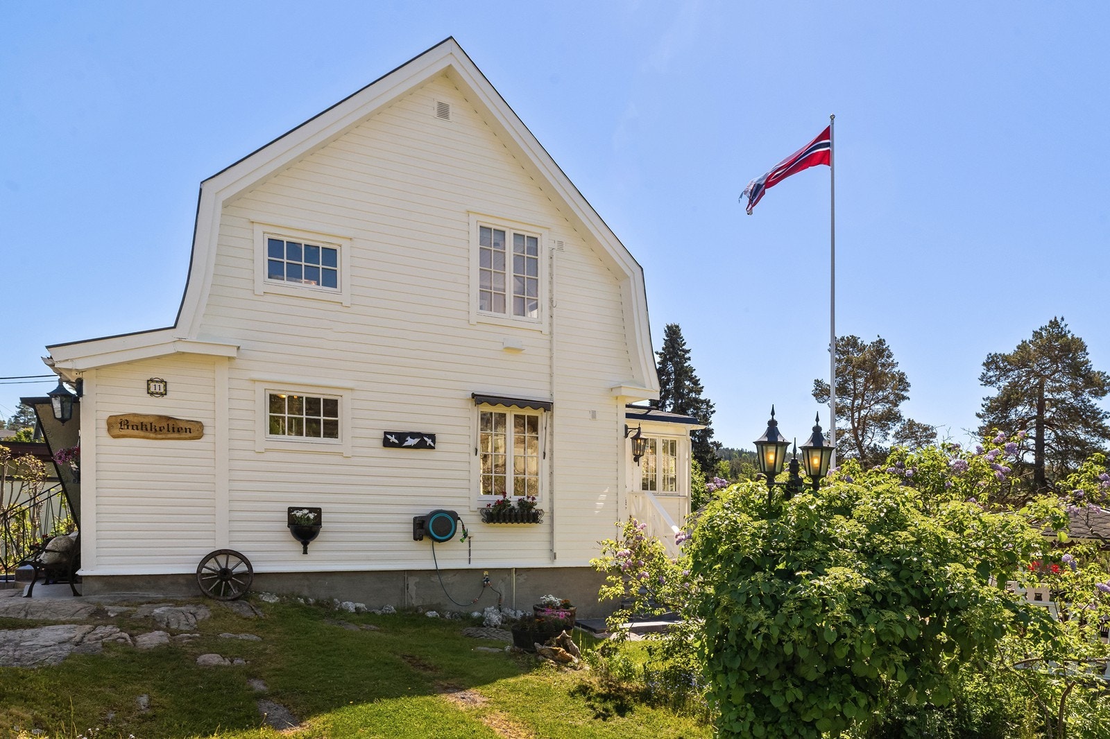 Her er det enkelt å invitere til både lek, avslapning og sosiale sammenkomster. Galleribilde