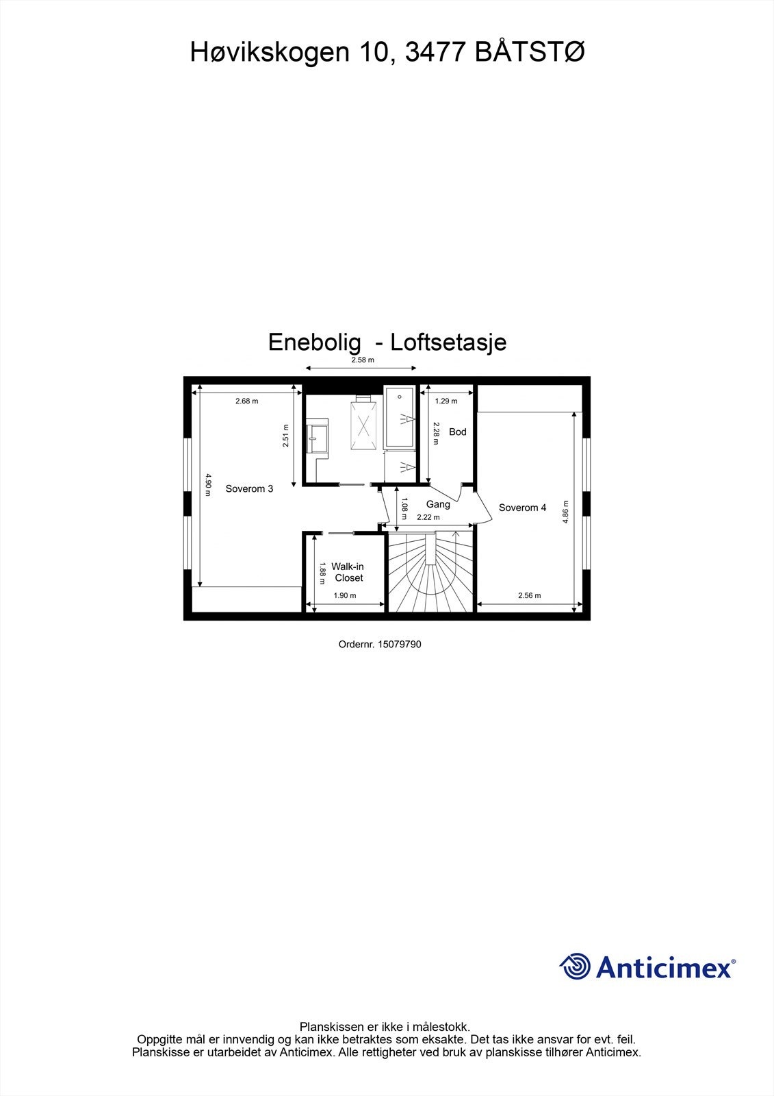 Plantegning 2.etg Galleribilde