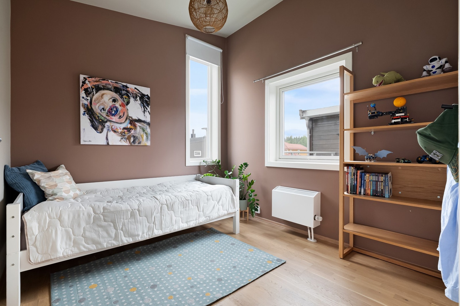 Rommene er perfekt som barnerom, gjesterom og/eller kontor - alt etter ønske og behov. Galleribilde