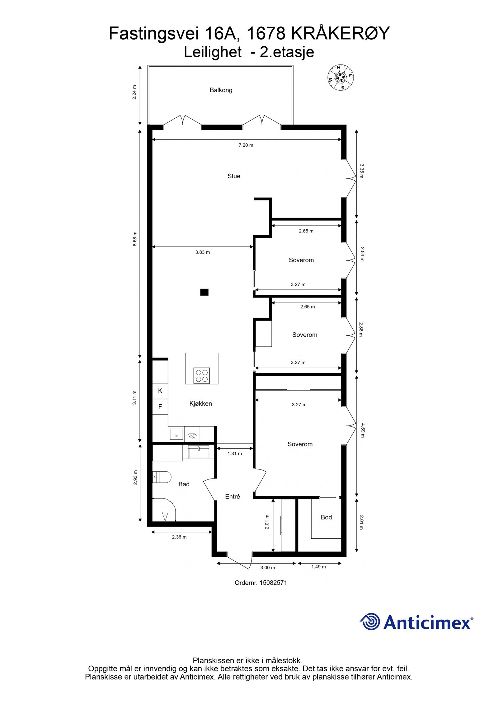 Plantegning Galleribilde