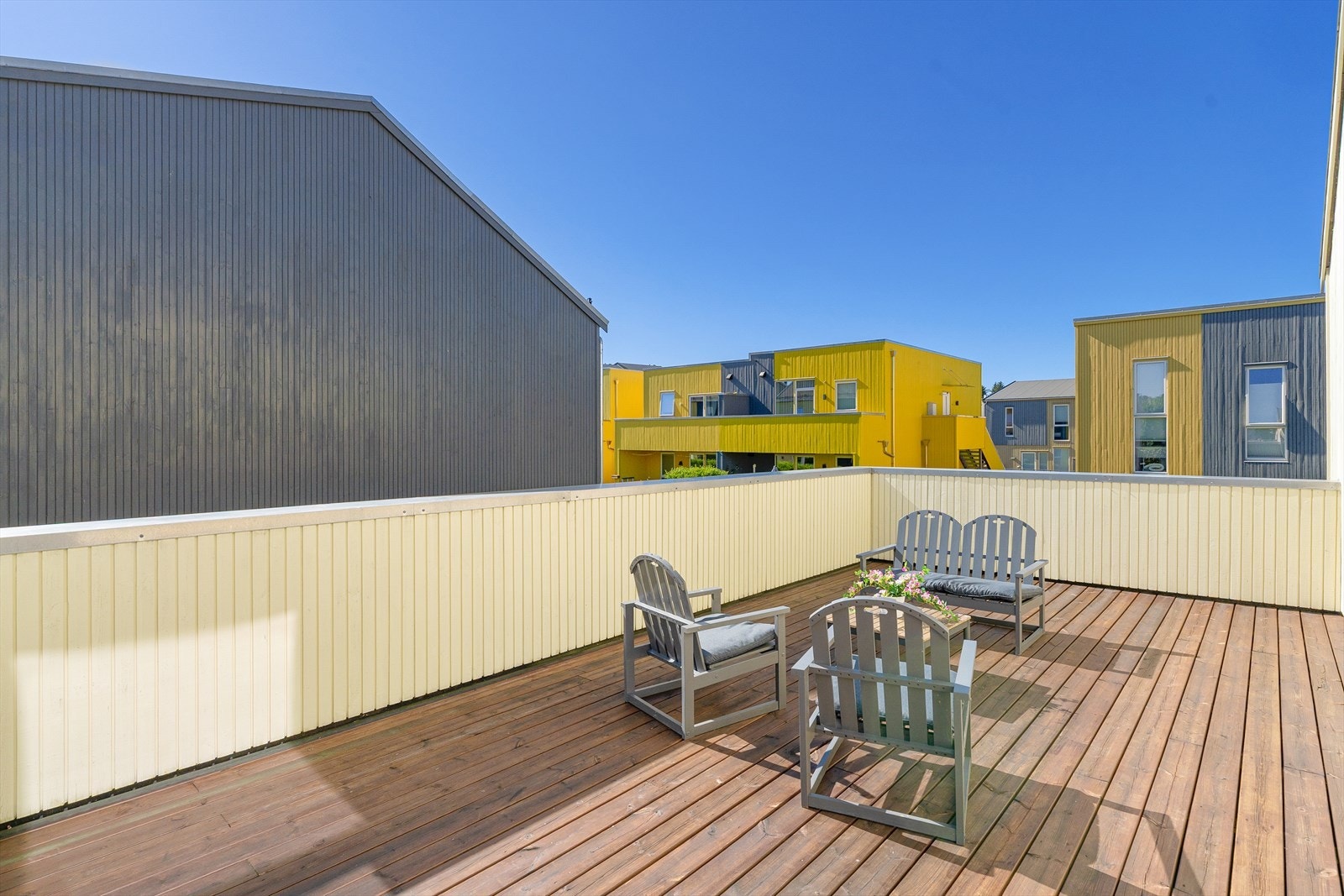 Takterrasse på 27 kvm med gode solforhold Galleribilde