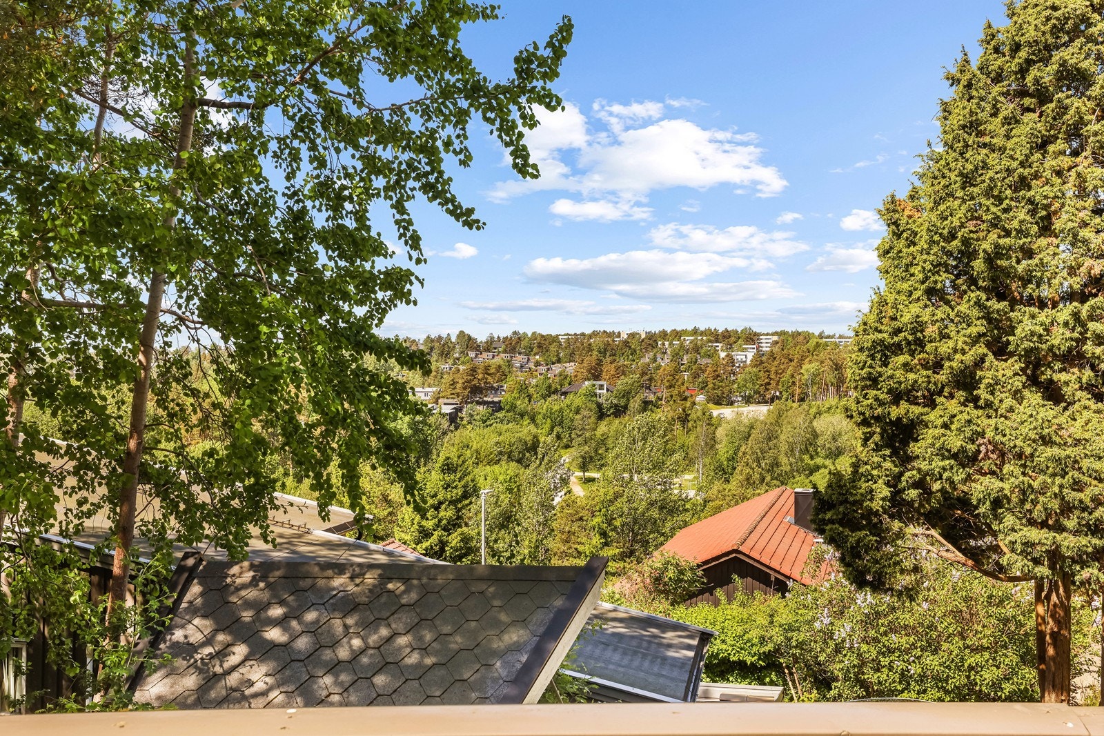 Området har gode turmuligheter med nærhet til skog og mark. Galleribilde