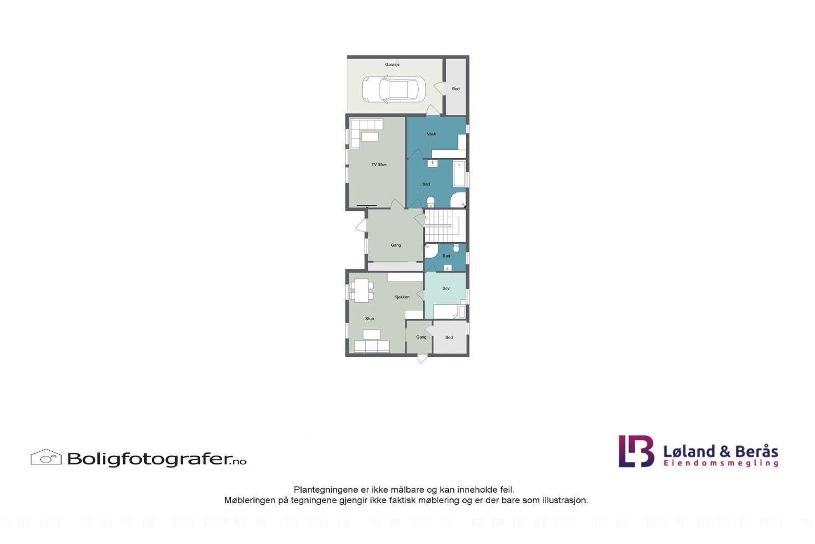 Plantegning 1. etasje. Galleribilde
