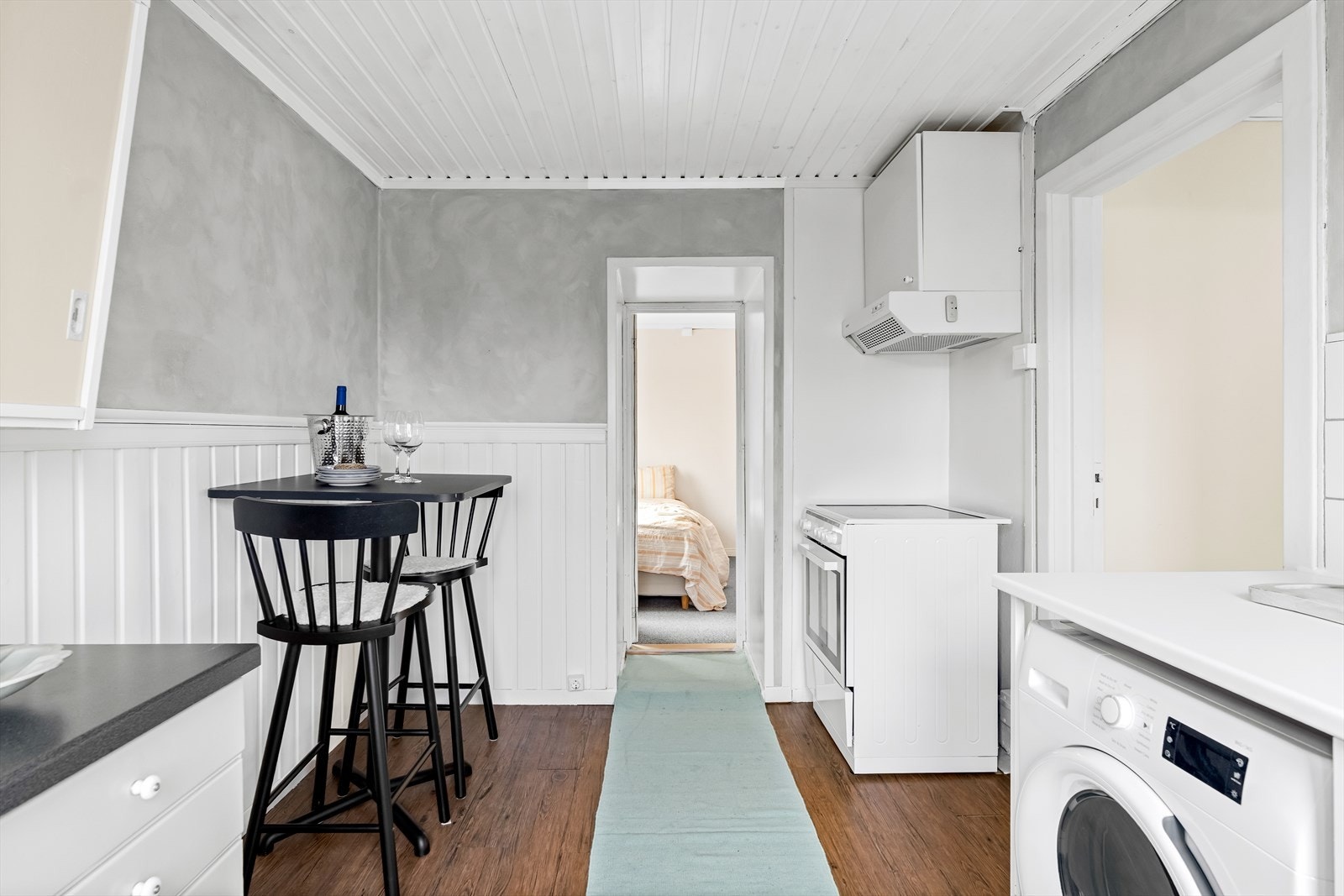 Det er plass til et lite spisebord om ønskelig. Galleribilde