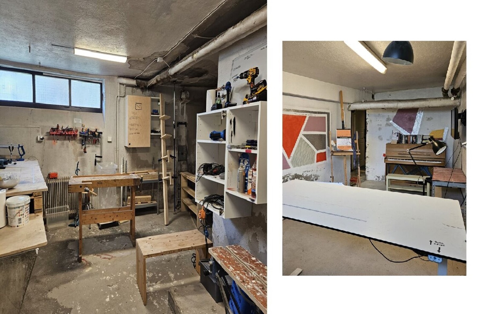 Felles hobbyrom til disposisjon for beboere. Galleribilde