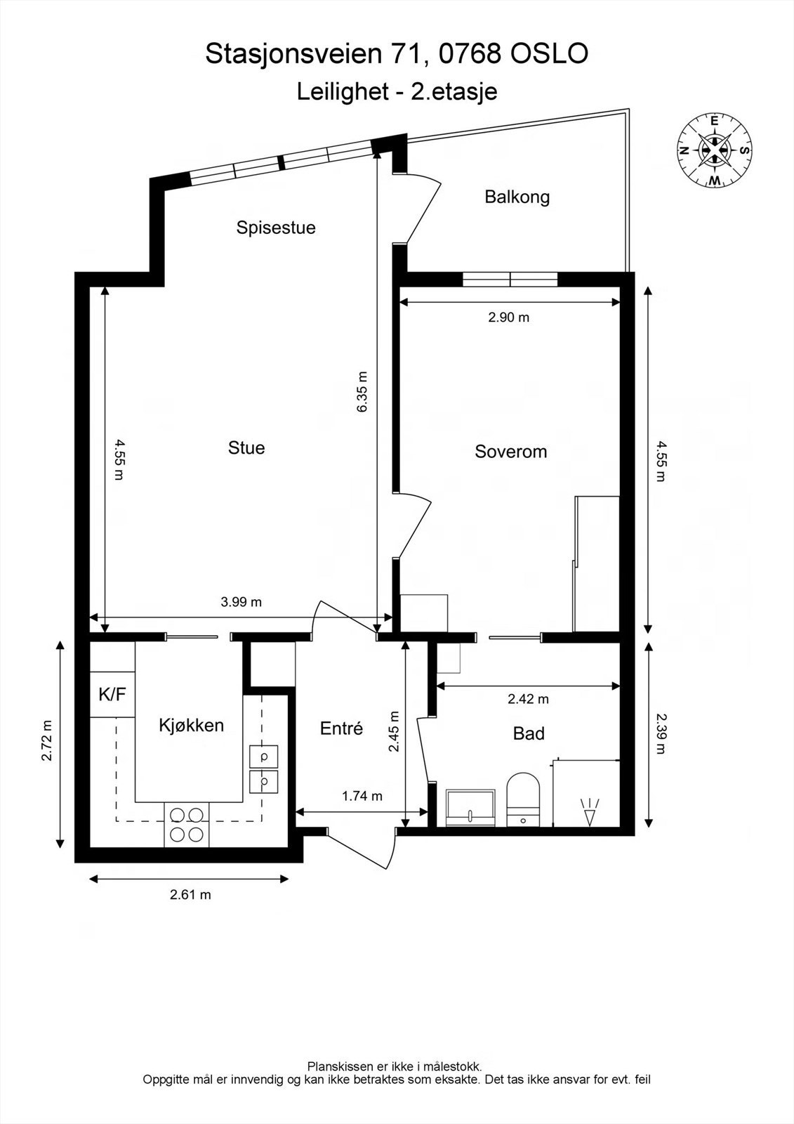 Planskisse Galleribilde
