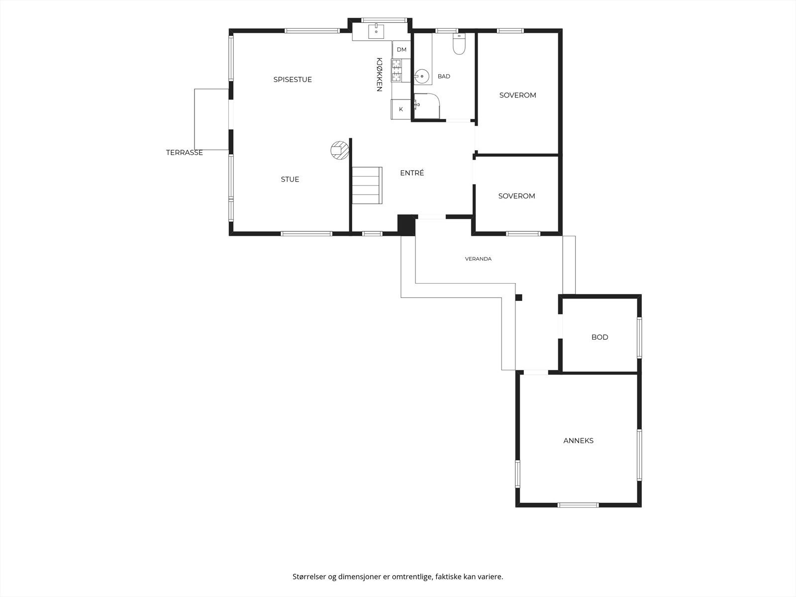 Plantegning Galleribilde