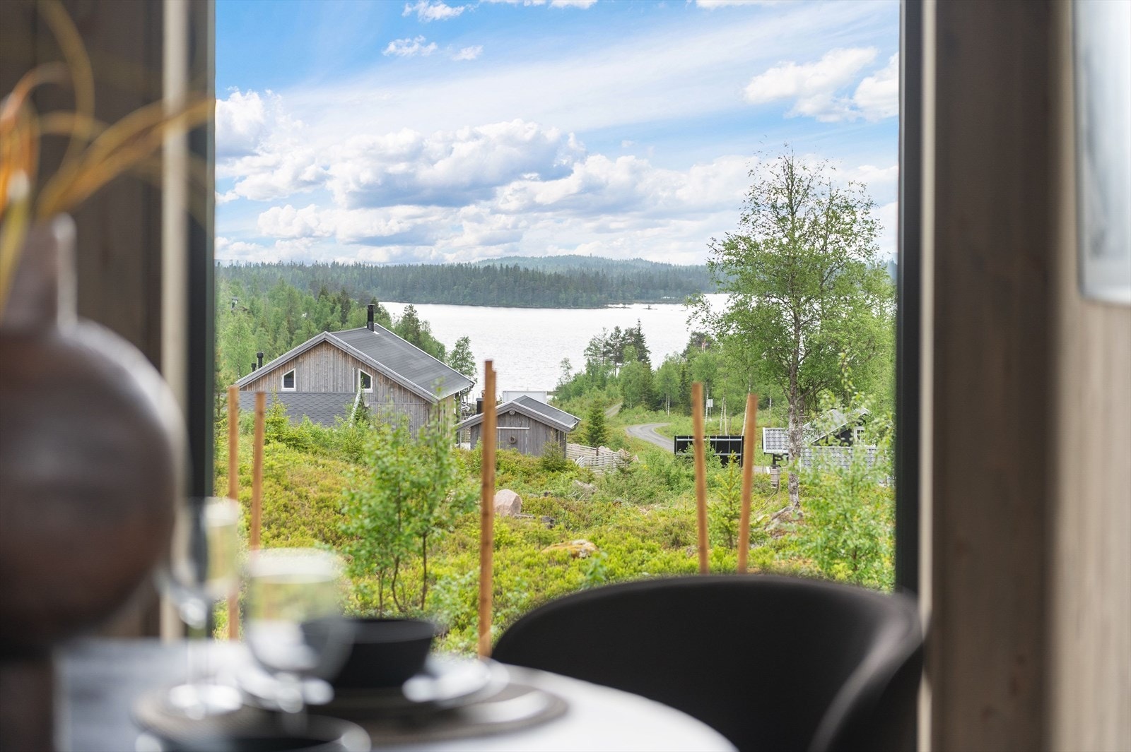 Her kan man nyte en god middag med flott utsikt! Galleribilde