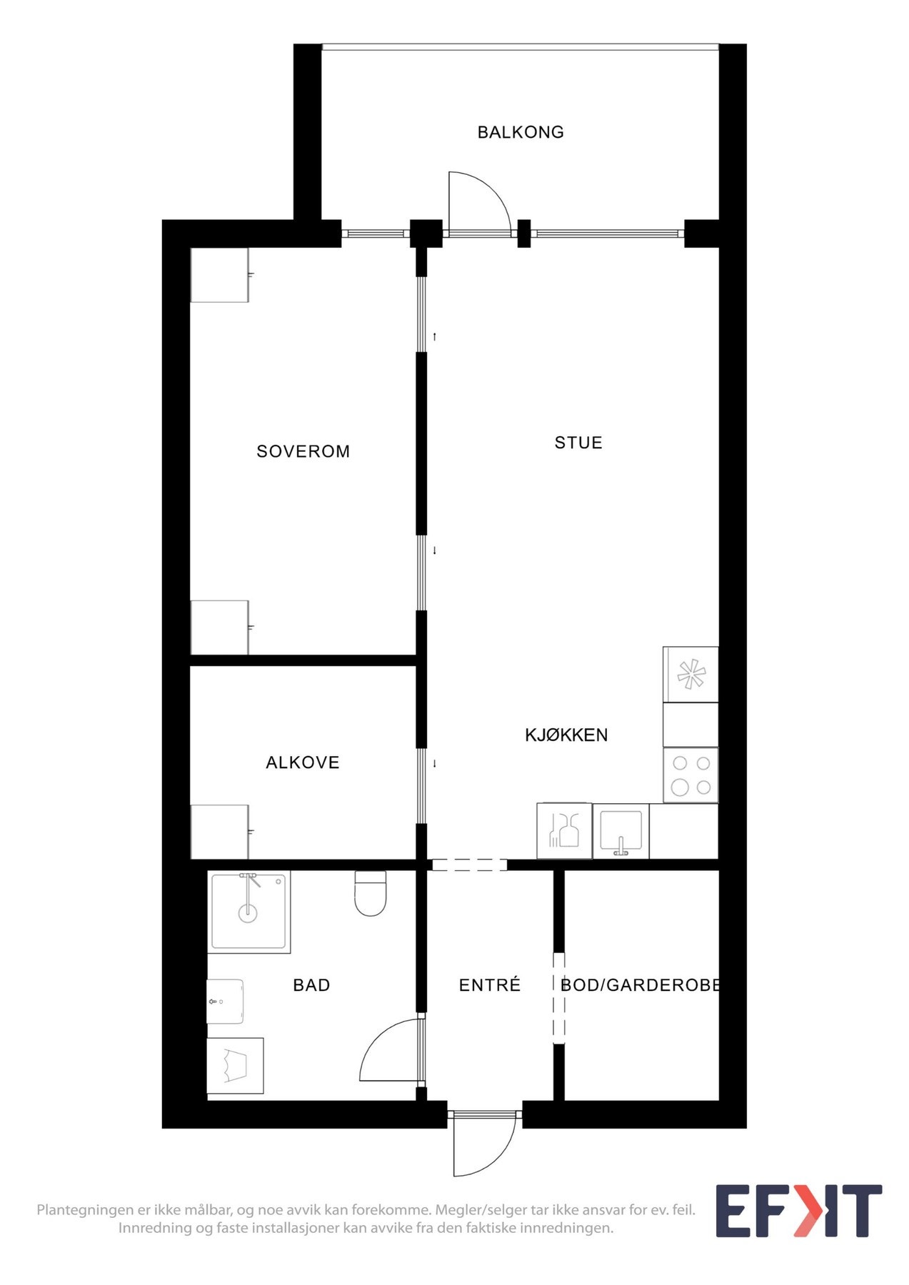 Plantegning Galleribilde