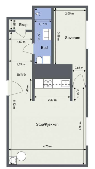 Planløsning Galleribilde