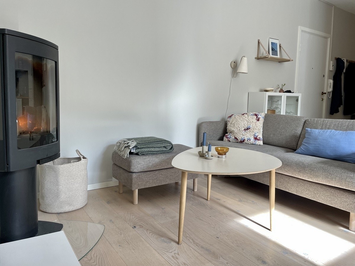 Effektiv peis som varmer godt på vinteren Galleribilde