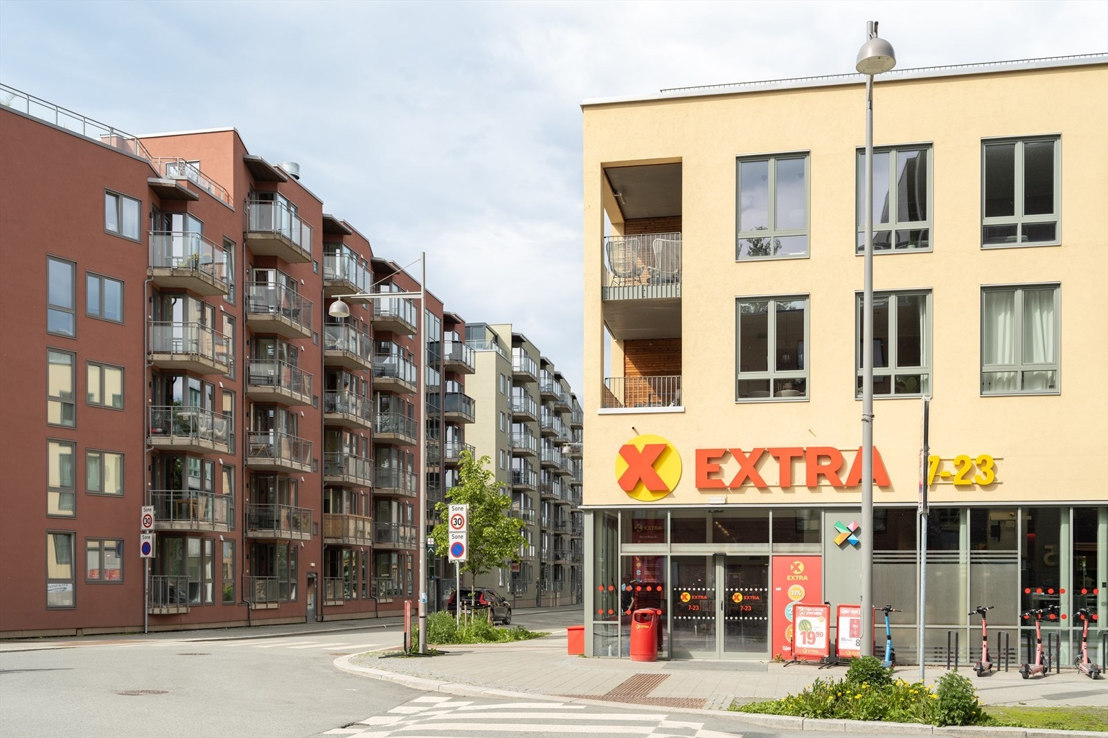 Like utenfor døren finner man Coop Extra. Galleribilde