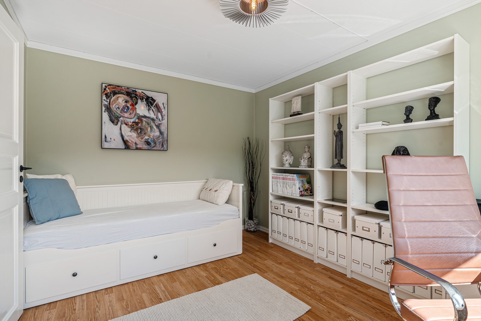 Siste soverom ligger også i kjelleretasjen og er på 11,5m². Galleribilde