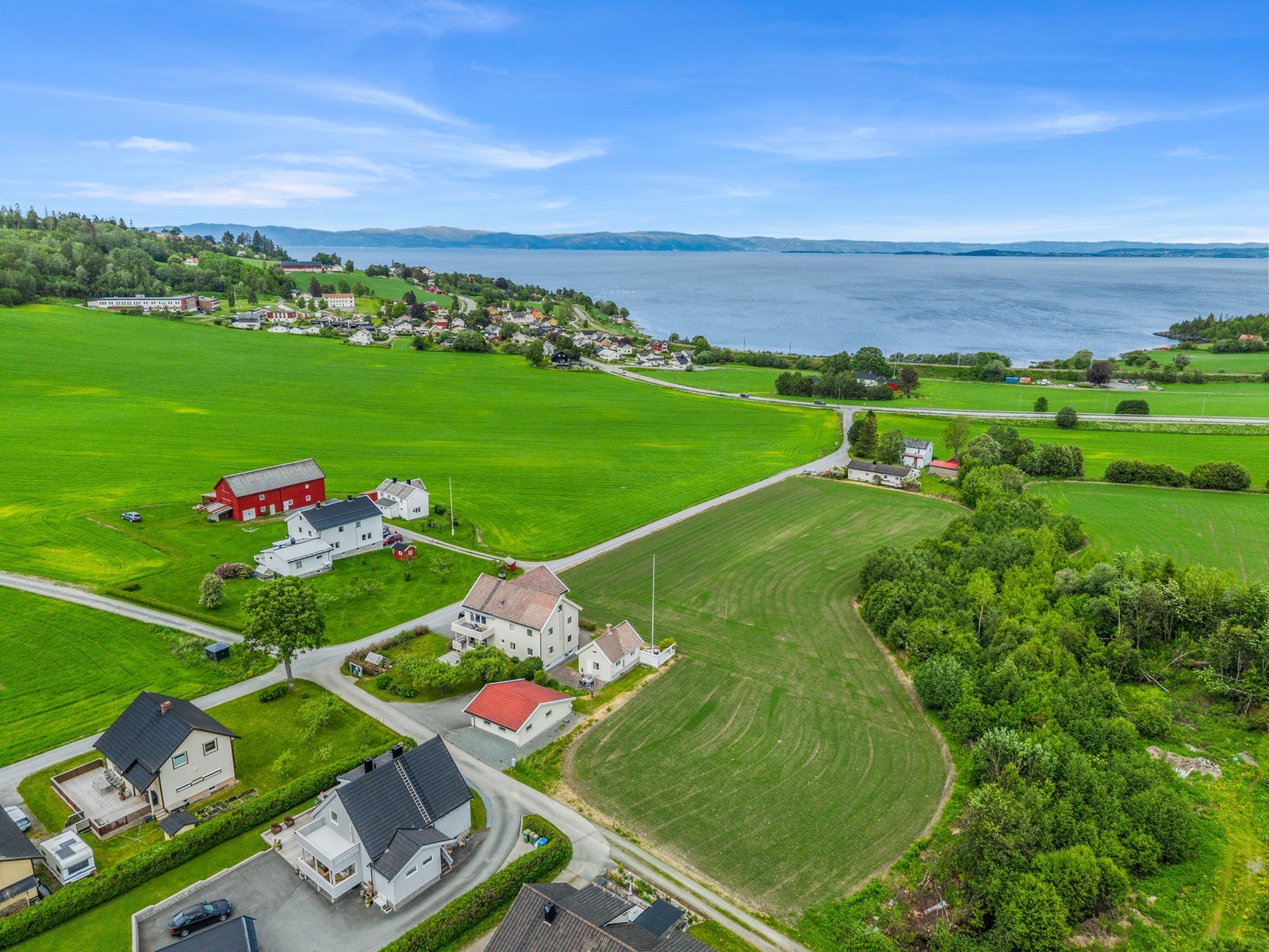 Dronebilde/oversiktsbilde. Galleribilde