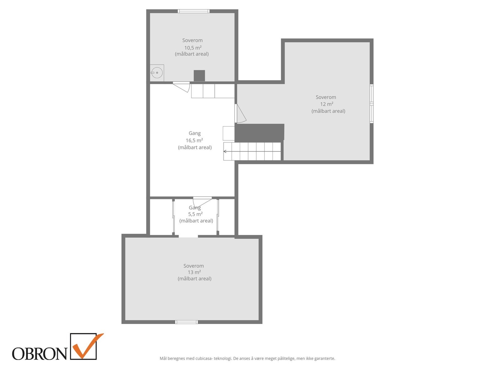 Planskisse loft utleiedel. Galleribilde